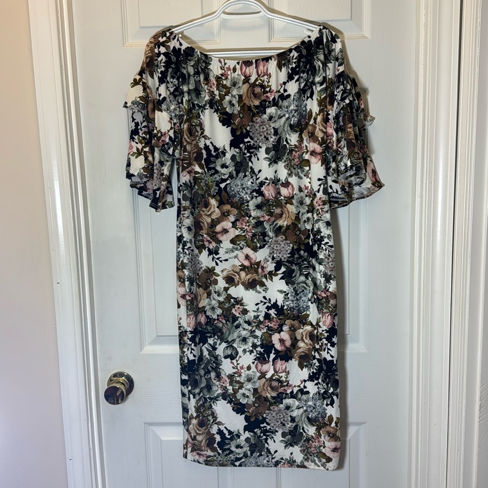 Floral Off-Shoulder Dress